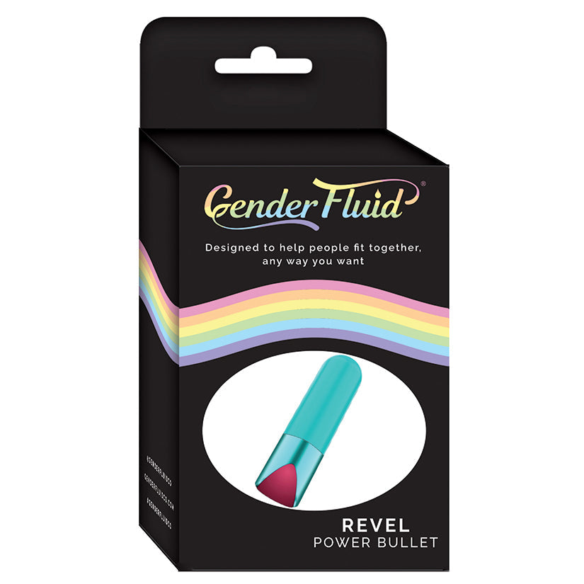 Gender Fluid Revel Power Bullet-Aqua