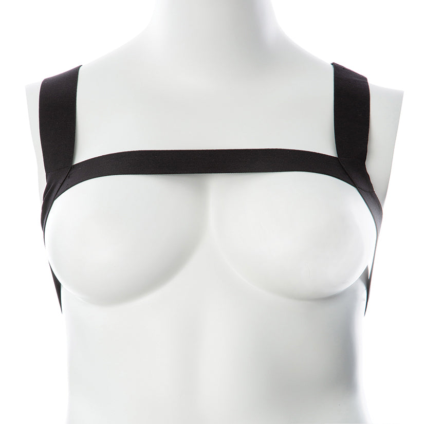 Gender Fluid Billie Harness Single Band-Black S-L-Boxed