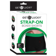 Load image into Gallery viewer, Get Lucky Strap-On Boxer Shorts M/L
