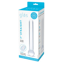 Load image into Gallery viewer, Glas 7&quot; Straight Glass Dildo
