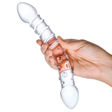 Load image into Gallery viewer, Glas Double Trouble Glass Dildo 10&quot;
