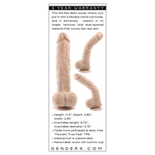 Load image into Gallery viewer, Gender X Poseable Flexskin True Feel Dildo-Light 10
