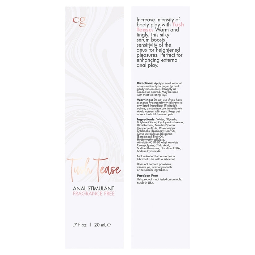 CG Tush Tease Anal Stimulant-Au Natural 0.7oz
