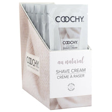 Load image into Gallery viewer, Coochy Shave Cream-Au Natural 15ml Foil Display of 24
