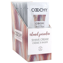 Load image into Gallery viewer, Coochy Shave Cream-Island Paradise 15ml Foil Display of 24
