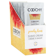 Load image into Gallery viewer, Coochy Shave Cream-Peachy Keen 15ml Foil Display of 24
