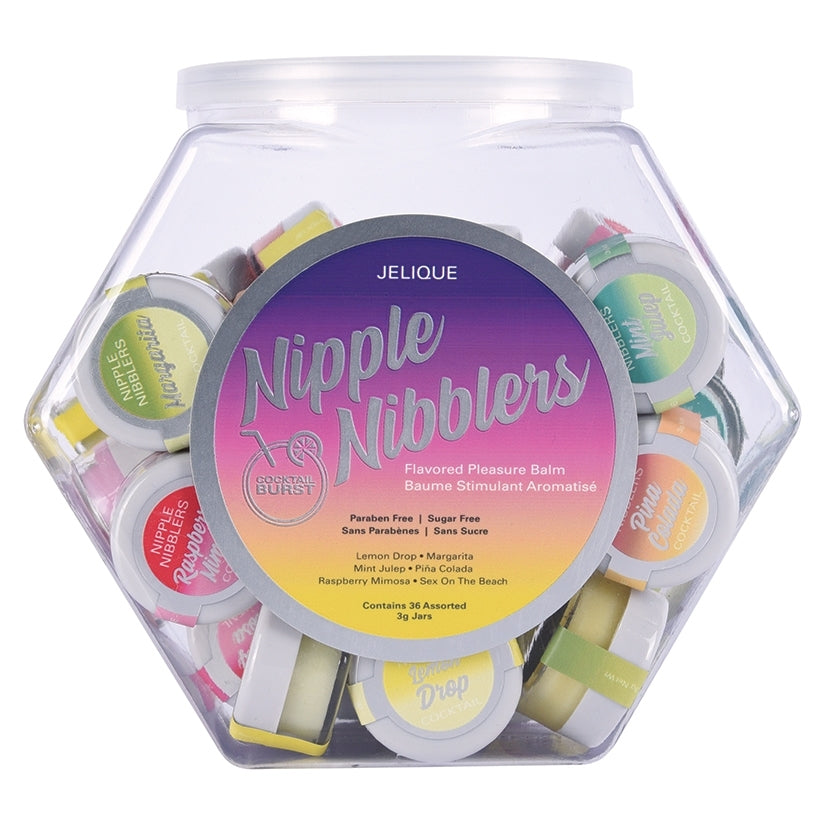 Jelique Cocktail Nipple Nibblers Assorted Tub of 36