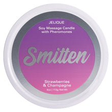 Load image into Gallery viewer, Jelique Massage Candle Smitten Strawberry &amp; Champagne 4oz
