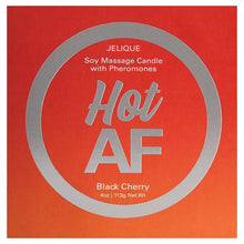 Load image into Gallery viewer, Jelique Massage Candle Hot AF Black Cherry 4oz
