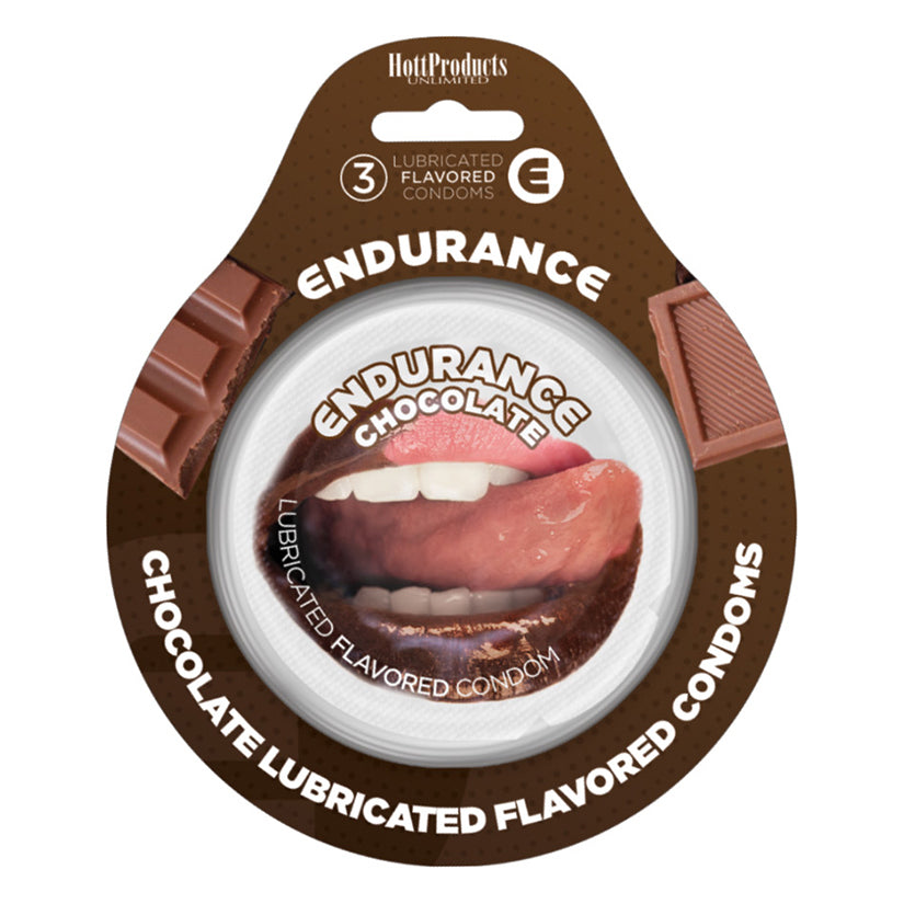 Endurance Condoms-Chocolate 3pk