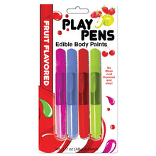 Load image into Gallery viewer, Play Pens Edible Fruit Flavored Body Pens (4 Pack)
