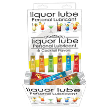 Load image into Gallery viewer, Liquor Lube 10ml Resealable Tubes-Assorted Flavors Display of 72
