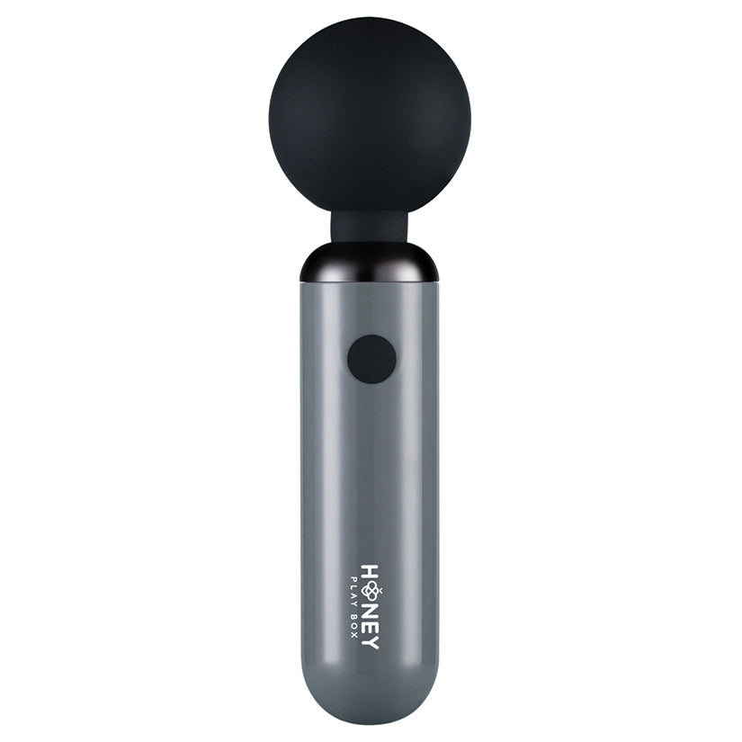 Honey Play Box Pomi Wand Clit Tease Vibrating Wand-Grey