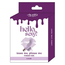 Load image into Gallery viewer, Hello Sexy Tease Me Please Me Finger Vibe-Lilac
