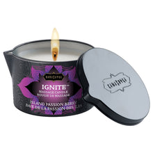 Load image into Gallery viewer, Kama Sutra Ignite Massage Candle-Island Passion Berry 6oz
