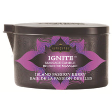 Load image into Gallery viewer, Kama Sutra Ignite Massage Candle-Island Passion Berry 6oz
