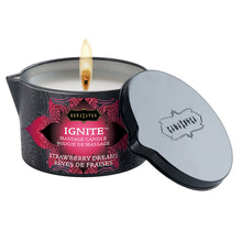 Load image into Gallery viewer, Kama Sutra Ignite Massage Candle-Strawberry Dreams 6oz
