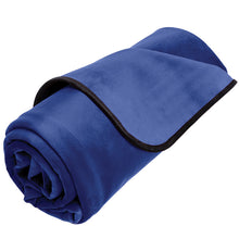 Load image into Gallery viewer, Liberator Fascinator Travel Throw Velvish-Indigo
