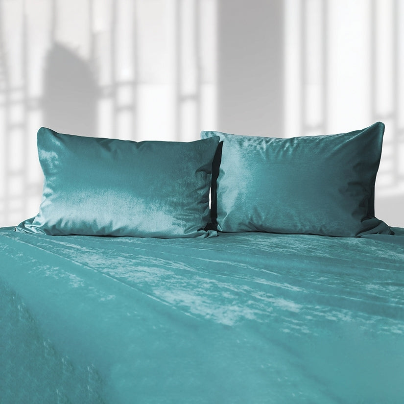 Liberator Fascinator Liquid Velvet Sheets - K Teal