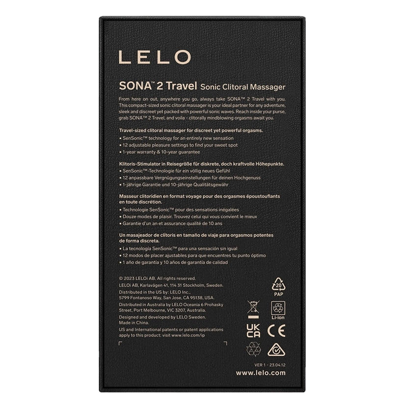 Lelo Sona 2 Travel-Purple