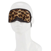 Load image into Gallery viewer, Lux Fetish Peek-A-Boo Love Mask-Leopard
