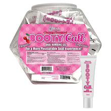 Load image into Gallery viewer, BootyCall Anal Numbing Gel-Cherry 10ml Fishbowl of 65pcs
