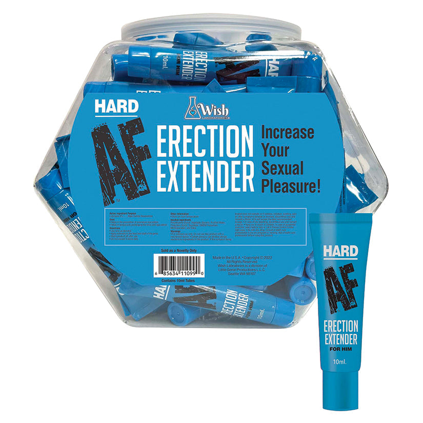 Hard AF Erection Extender 10ml Fishbowl of 65pcs