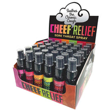 Load image into Gallery viewer, Cheef Relief Throat Spray Display of 36
