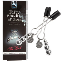 Load image into Gallery viewer, Fifty Shades of Grey The  Pinch  Adjustable  Nipple  Clamps
