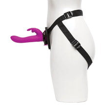 Load image into Gallery viewer, Happy Rabbit Vibrating Strap On Harness Set-Purple
