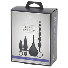 Load image into Gallery viewer, Fifty Shades of Grey Pleasure Overload Starter Anal Kit (4 piece kit)
