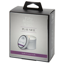 Load image into Gallery viewer, Fifty Shades of Grey Play Nice Vanilla Candle 90g
