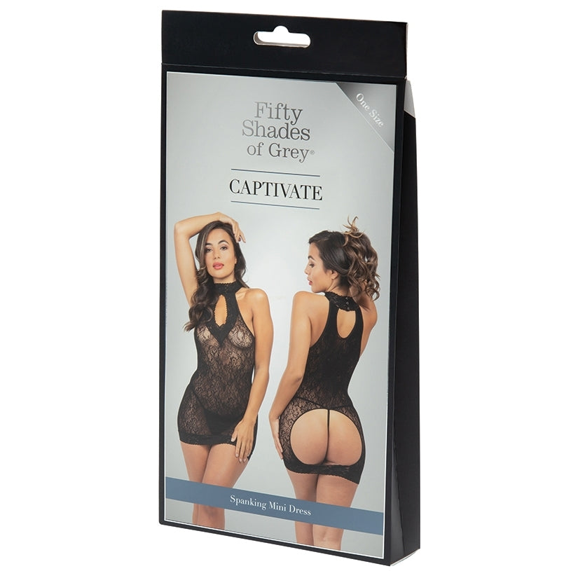 Fifty Shades of Grey Captivate Spanking Mini Dress OS-Boxed