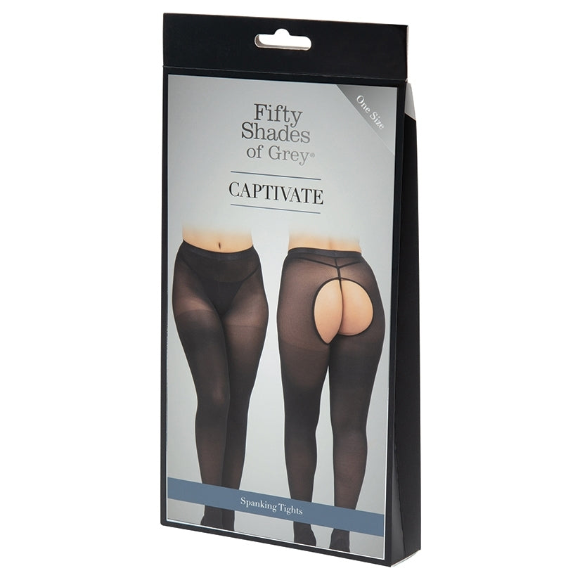 Fifty Shades of Grey Captivate Spanking Tights OS-Boxed
