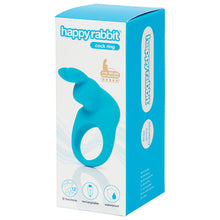 Load image into Gallery viewer, Happy Rabbit Rechargeable Cock Ring-Blue
