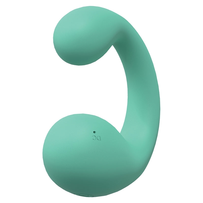 Loveline Playful 10 Speed Dual Motor Vibe-Green