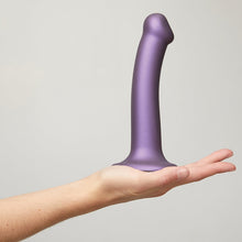 Load image into Gallery viewer, Strap On Me Mono Density Dildo Metallic-Purple
