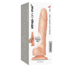 Load image into Gallery viewer, Strap On Me Sliding Skin Realistic Dildo-Vanilla L
