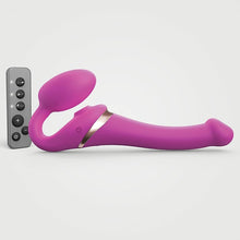 Load image into Gallery viewer, Strap On Me Multi Orgasm Bendable Strap-On-Fuchsia S
