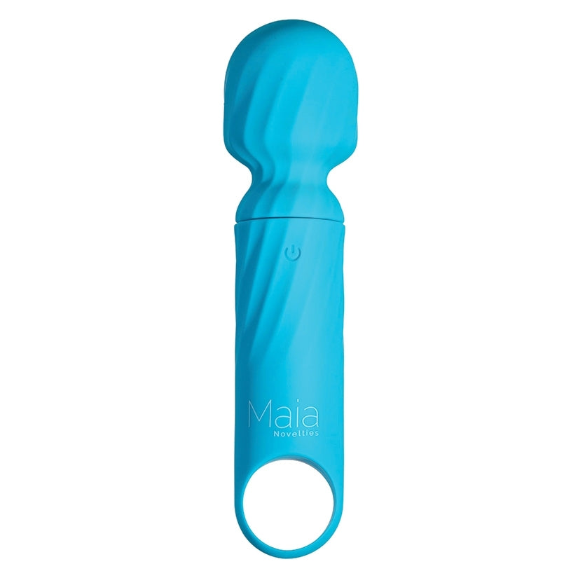 Maia Vibelite Dolly Rechargeable Silicone Mini Wand-Blue
