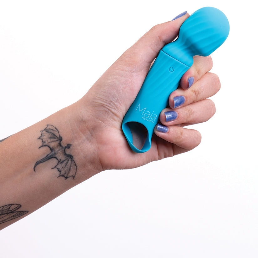 Maia Vibelite Dolly Rechargeable Silicone Mini Wand-Blue