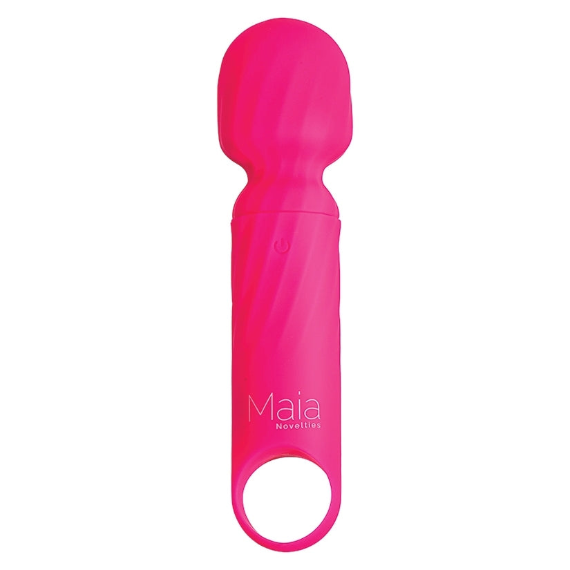 Maia Vibelite Dolly Rechargeable Silicone Mini Wand-Pink