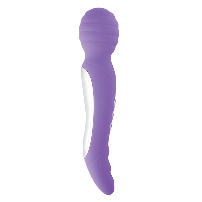 Maia Zoe Twisty Rechargeable Vibrating Wand-Purple