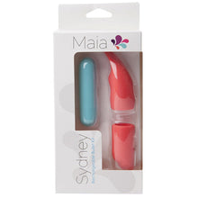 Load image into Gallery viewer, Maia Sydney Rechargeable Mini Bullet With 2 Sleeves-Teal
