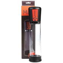 Load image into Gallery viewer, Maia Jackson Rechargeable Enlargement Penis Pump-Grey/Orange
