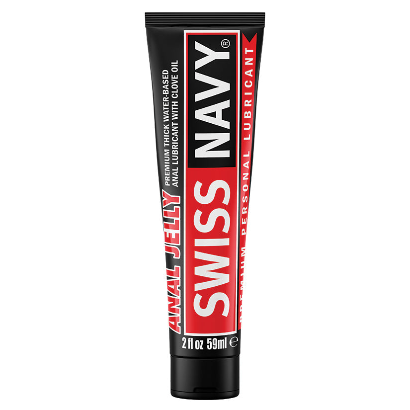 Swiss Navy Premium Anal Jelly Water-Based Lubricant 2oz