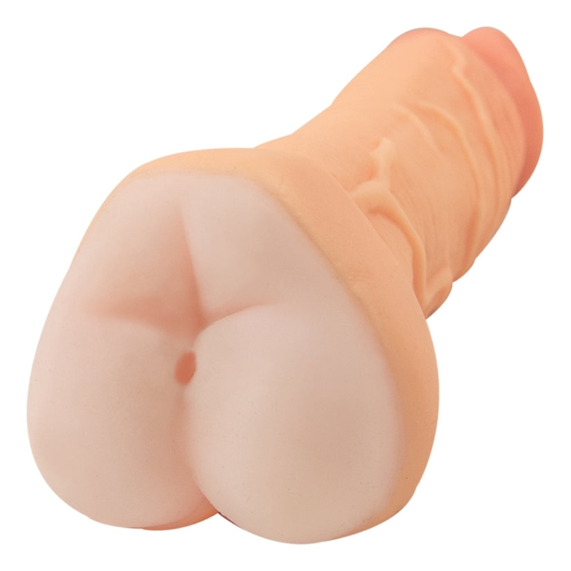 Realcocks Self Lubricating 3 IN 1 Masturbator-White 9
