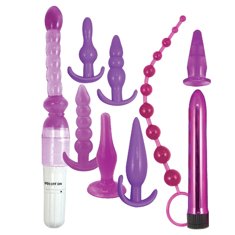 Purple Elite Collection Supreme Anal Play Kit-Purple