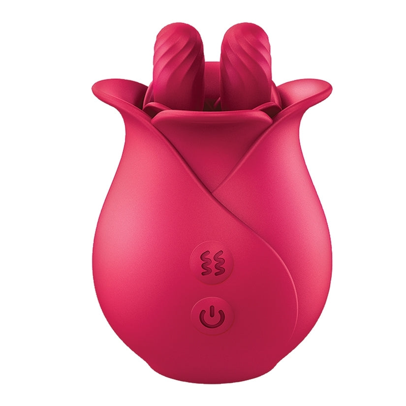 Clit-Tastic Tulip Finger Massager-Red