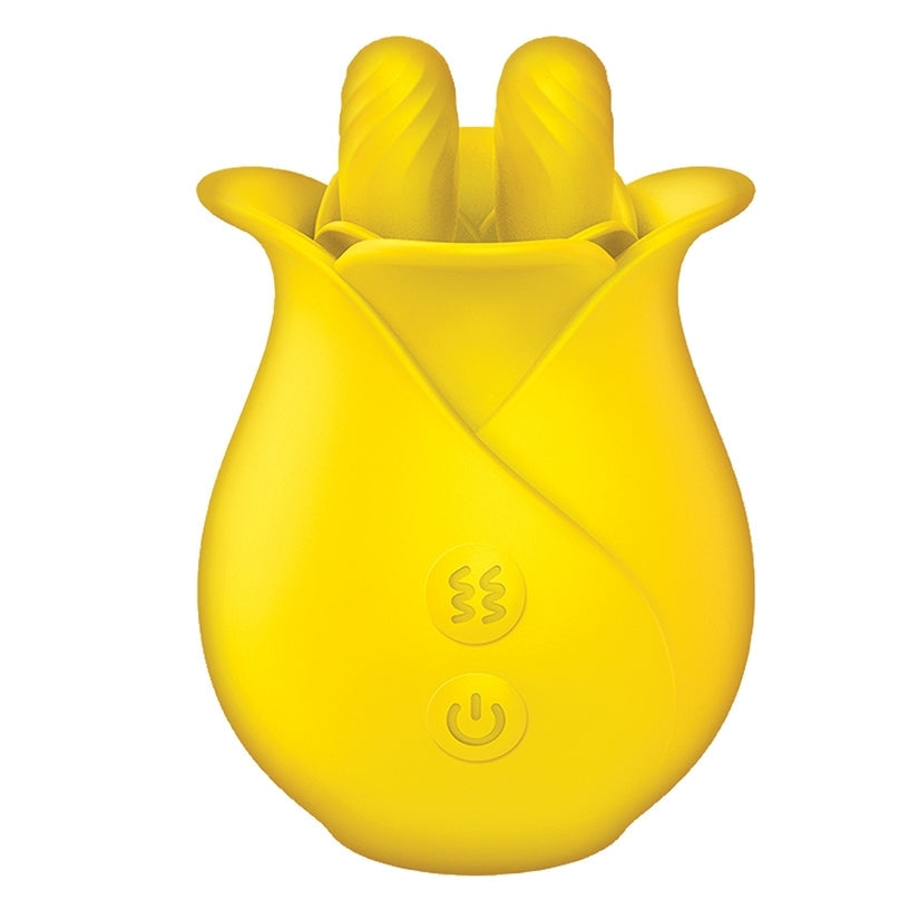 Clit-Tastic Tulip Finger Massager-Yellow